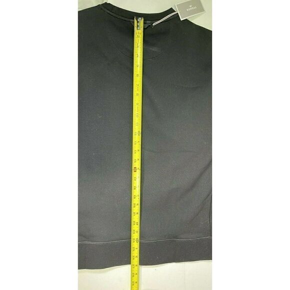 Bombas Sock Co. Size Large Sweatshirt Zip Pockets Tagless Black Rare New  - Picture 3 of 10